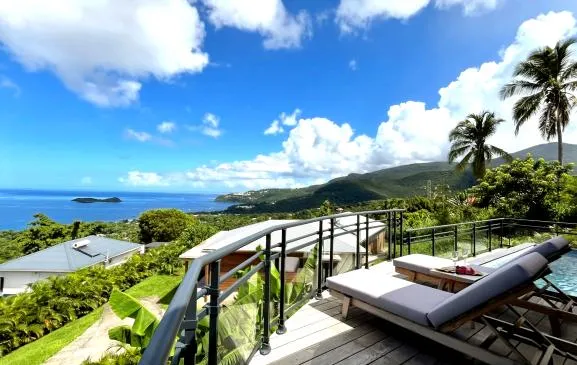 Villa Mat'lilet*****, vue mer 180° et piscine au sel