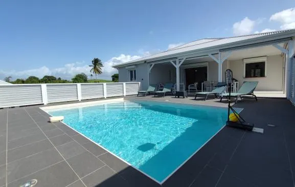 Villa Ti Kaz An Nou avec piscine privée au sel - Vue mer