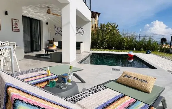 Le BÔ Diamant Garden - appartement de luxe avec piscine privée, jardin & vue mer