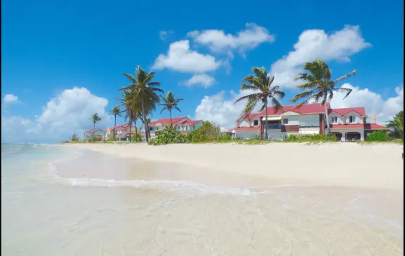 Courbaril appart 75m² Vue Mer & Piscine accès direct plage