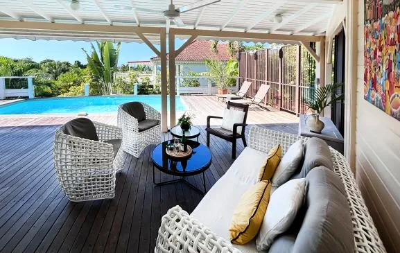 Maison Youka, piscine, proche plage Trois Ilets